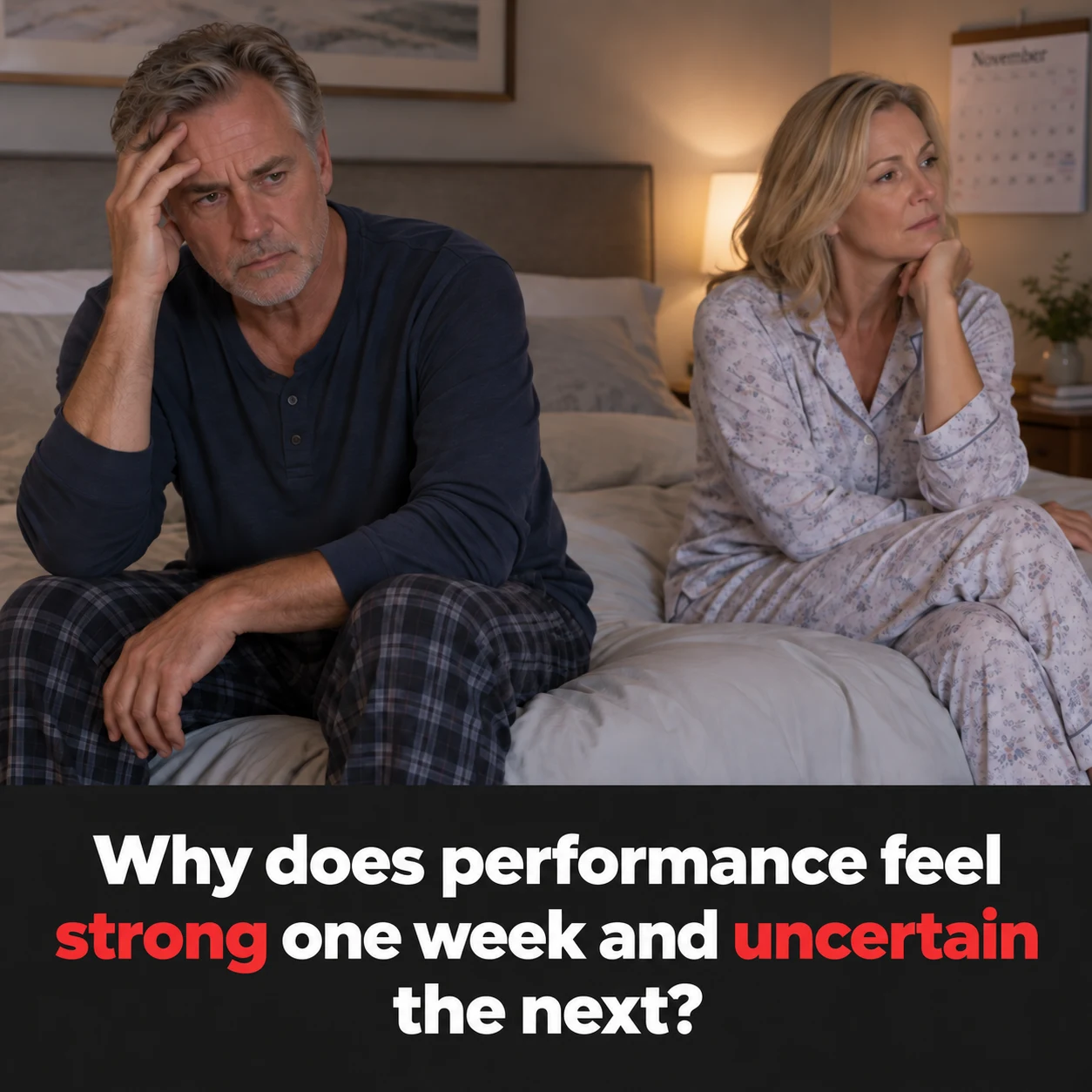 Why does performance feel strong one week and uncertain the next?